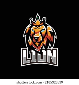 Lion Esport Mascot Gaming Logo