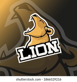 
lion esports team logo. suitable for your design