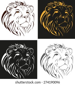  lion face