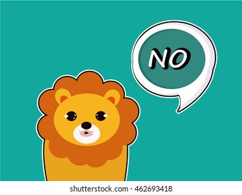 lion face