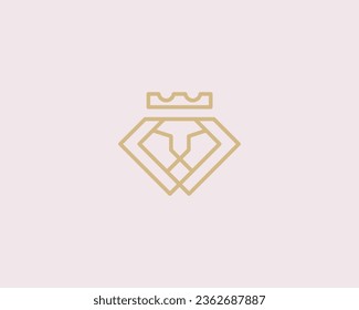 Lion face flat logo. Creative king predator animal sign. Vector illustration.