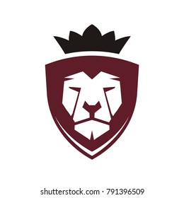 Lion face head icon vector logo, lion silhouette symbol logo, lion tattoo design illustration eps 10 eps 8