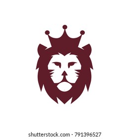 Lion face head icon vector logo, lion silhouette symbol logo, lion tattoo design illustration eps 10 eps 8
