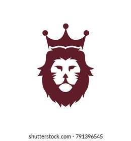 Lion face head icon vector logo, lion silhouette symbol logo, lion tattoo design illustration eps 10 eps 8