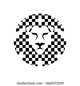  lion face logo