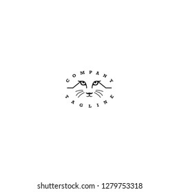 lion face logo