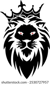 ilustração do vetor do design do logotipo da face do leão
