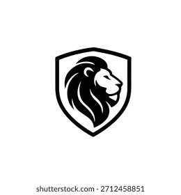 Logotipo de la cara y del escudo del león