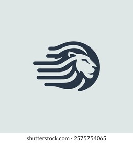 Lion fast logo for sale.