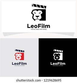 Lion Film Logo Design Template
