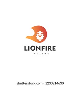 Lion Fire Logo