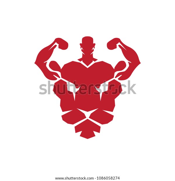 Lion Fitness Logo Vector Stock Vector (Royalty Free) 1086058274