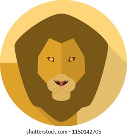 Lion Flat Design
