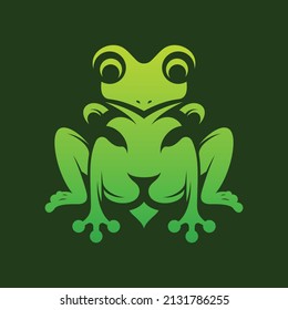Lion Frog Vector Logo Design