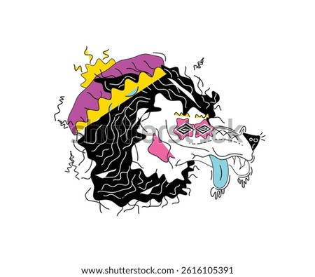 a lion is funny because it is possessed