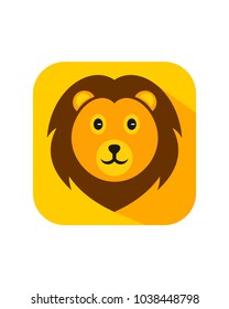 lion funny logo template