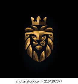 THE LION GOLD EMBROSS EMBLEM LOGO 3