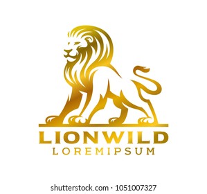 Lion Gold Label Illustration