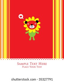 lion greeting