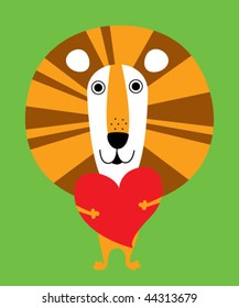 lion greeting in love