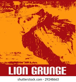 Lion Grunge