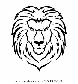 lion hand drawn engravings hand drawing vector