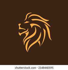 Lion head art vector illustration