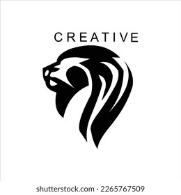 lion head, art,vector logo design