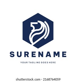 Lion head business inspiration logo