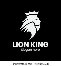 lion head chiaroscuro woodcut logo vector icon illustration