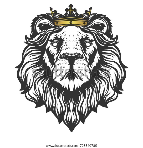 Free Free 326 Lion Head With Crown Svg SVG PNG EPS DXF File