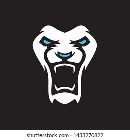 Lion Head / Face IIllustration, Icon, Logo Template 
