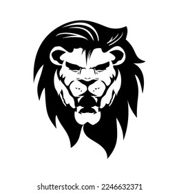 Lion head ferocious face vector, logo that can be used for various types of business as well as graphic template...