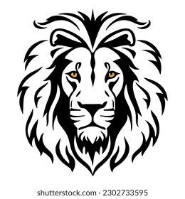 lion head with good quality design vector illustration