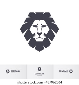 Lion Head for Heraldic or Mascot Design