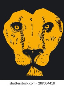 Lion Head Icon