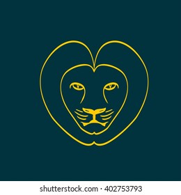 Lion Head Icon