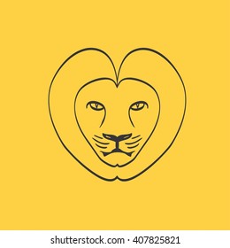 Lion Head Icon
