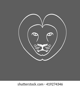 Lion Head Icon