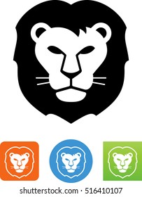 Lion head icon