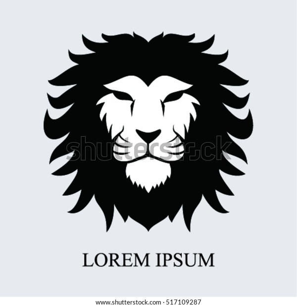 Lion Head Icon Stock Vector (Royalty Free) 517109287