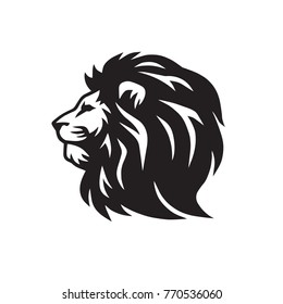 Lion Head Icon Design Classic Logo