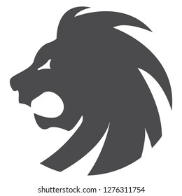 lion head icon logo