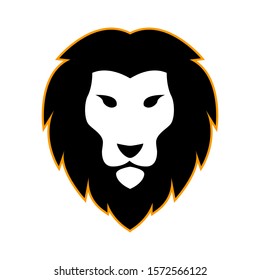 Lion head icon vector illustration isolated on the white background