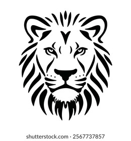  lion head icon vector illustration