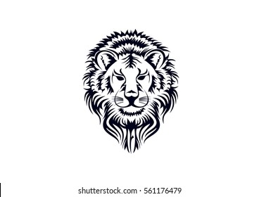 lion head illustration