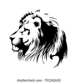 lion head illustration