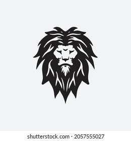 Lion head illustration. Creative design.