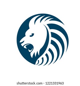 Lion Head King Creative Logo Modern Vector Editable Template Luxury