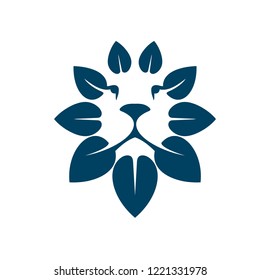 Lion Head King Creative Logo Modern Vector Editable Template Luxury